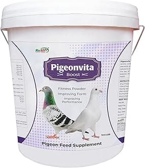 Refit Animal Care Fitness Powder Pigeon Feed Supplement - Form & Performance Booster for Pigeons, 10 kg, Pigeonvita,